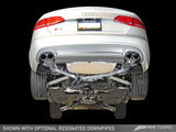 AWE Tuning Audi B8 / B8.5 S4 3.0T Touring Edition Exhaust - Diamond Black Tips (90mm) - 3010-43014