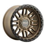 Weld Off-Road Swift 17x9in - 8x165.1 BP - ET-12 - 125.1mm CB - Satin Bronze Wheel & Black Ring - W18079082450