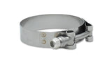 Vibrant SS T-Bolt Clamps Pack of 2 Size Range: 1.49in to 1.84in O.D. For use w/ 1.25in I.D. coupling - 2788