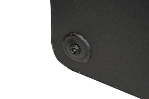 Deezee Universal Tanks - Short Rectangle Black Steel - DZ 91753SB