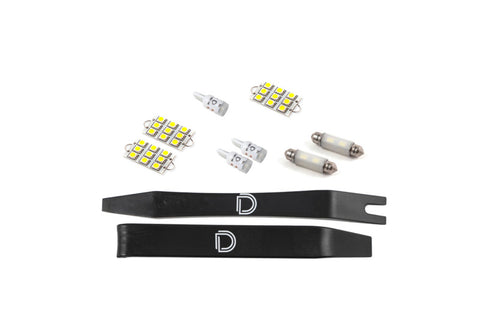 Diode Dynamics 09-14 Dodge Challenger Interior LED Kit Cool White Stage 1 - DD0623
