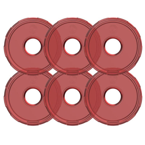 KC HiLiTES Cyclone V2 LED - Replacement Lens - Red - 6-PK - 4413