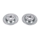 Power Stop 06-10 Mazda 5 Rear Evolution Drilled & Slotted Rotors - Pair - JBR1356XPR