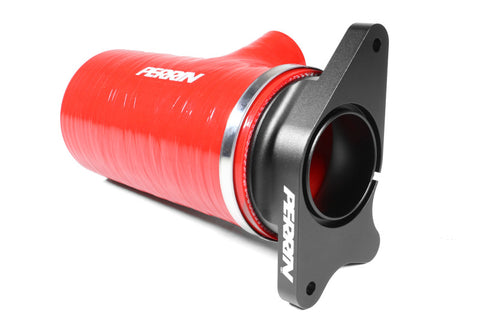 Perrin 2022+ Subaru WRX Red 3in Turbo Inlet Hose w/ Nozzle (Short) - PSP-INT-426RD