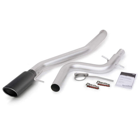 Banks Power 09-10 VW Jetta 2.0L TDI Monster Exhaust System - SS Single Exhaust w/ Black Tip - 46180-B