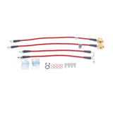 Power Stop 15-17 Ford Mustang Front & Rear SS Braided Brake Hose Kit - BH00116