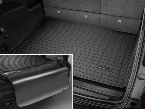 WeatherTech 15+ Cadillac Escalade ESV Cargo Liner w/ Bumper Protector - Black - 40678SK