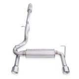 Stainless Works 2018+ Jeep Wrangler JL 304SS Factory Connect 2.5in Cat Back Exhaust System - JPJLUCB