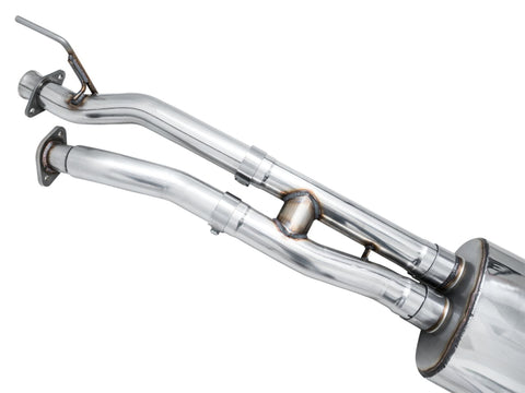 AWE 16-22 Toyota Tacoma 0FG Catback Exhaust w/ BashGuard - Dual Diamond Black Tips - 3015-33826