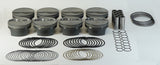 Mahle MS Piston Set GM LS 408ci 4.030in Bore 4in Stk 6.125in Rod .927 Pin -4cc 10.9 CR Set of 8 - 930223230