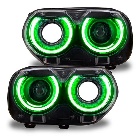 Oracle 15-21 Dodge Challenger RGB+W Headlight DRL Upgrade Kit - ColorSHIFT - 1329-330