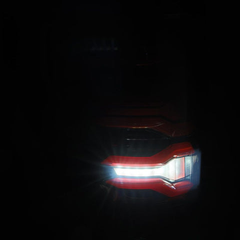 AlphaRex 21-22 Ford F-150 LUXX LED Tailights Black/Red - 653030