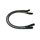 Moroso 99-08 Harley-Davidson FLT/FLHT/FLHR/FLTR Sleeved Ultra 40 Wire Set - Black - 28285