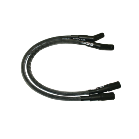 Moroso 99-08 Harley-Davidson FLT/FLHT/FLHR/FLTR Sleeved Ultra 40 Wire Set - Black - 28285