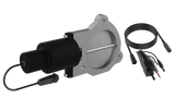 QTP 3.5in Bolt-On QTEC Electric Cutout Valve - Single - QTEC35