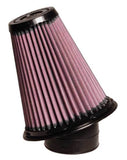 K&N Rubber Round Tapered Angled Air Filter 2.5in Flng ID 5.25in Bs OD 2.5in Tp OD 5.75in H - RU-5006