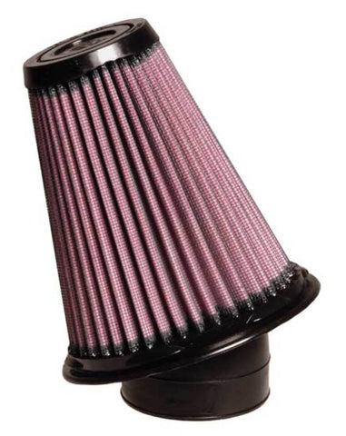 K&N Rubber Round Tapered Angled Air Filter 2.5in Flng ID 5.25in Bs OD 2.5in Tp OD 5.75in H - RU-5006