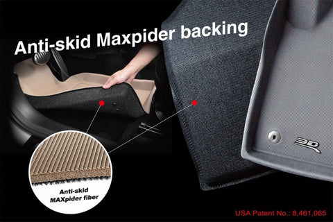 3D MAXpider 16-23 Mazda CX-9 7-Seat Maxtrac Black R1 R2 R3 - A5MZ05701809