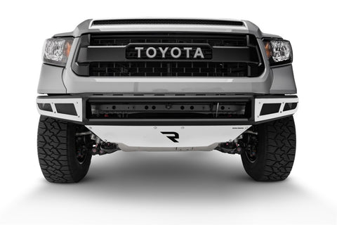 N-Fab M-RDS Front Bumper 14-17 Toyota Tundra - Gloss Black w/Silver Skid Plate - T141MRDS