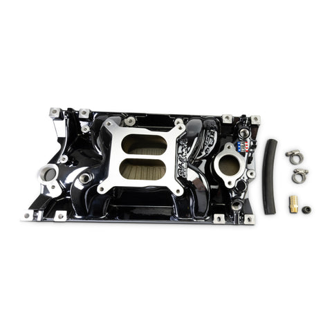 Edelbrock Chevy Vortec SB Performance EPS Manifold - Black Plasma Finish - 2716-BP