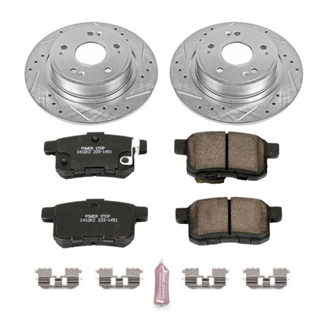 Power Stop 11-14 Acura TSX Rear Z23 Evolution Sport Brake Kit - K5368