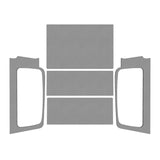 DEI 04-06 Jeep Wrangler LJ Unliminted Leather Look Headliner Complete Kit - Gray - 50605