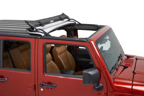 Bestop 07-18 Jeep Wrangler JK Sunrider For Hardtop (Black Diamond 2-Door Or 4-Door) - 52453-35