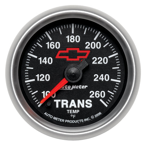 Autometer Full Sweep Electric 52mm 100-260 Deg. F Transmission Temperature Gauge - 3657-00406