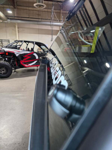 Elektric Offroad 2024+ Polaris Xpedition Rear Glass Handle Anodized Black - XDMSM0001