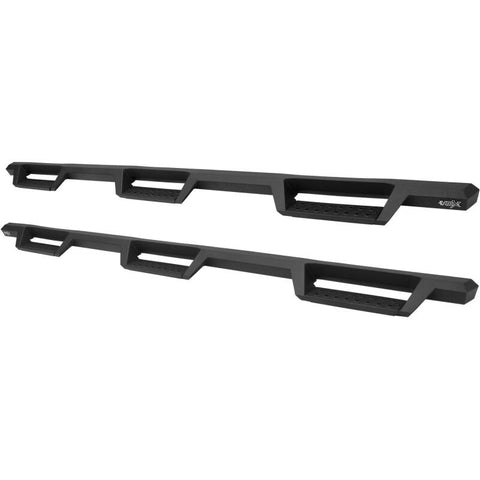 Westin/HDX 07-19 Chevy Silv 2500/3500 Crew (8ft) (Excl Dually) Drop WTW Nerf Step Bars - Blk - 56-534585