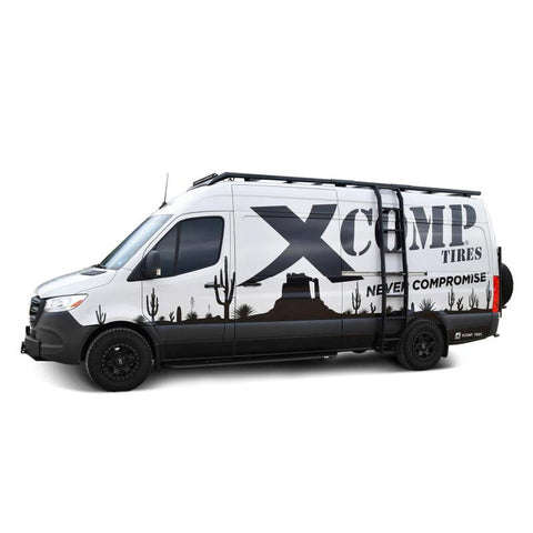 Westin 07-23 Mercedes-Benz Sprinter w/ 144in. Wheelbase Outlaw Nerf Step Bars - Textured Black - 28-31035