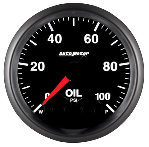 Autometer Elite 52mm Oil Pressure Peak and Warn Gauge w/ Electronic Control - 5652