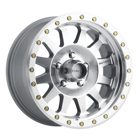 Method MR304 Double Standard 17x8.5 0mm Offset 5x5 94mm CB Machined/Clear Coat Wheel - MR30478550300