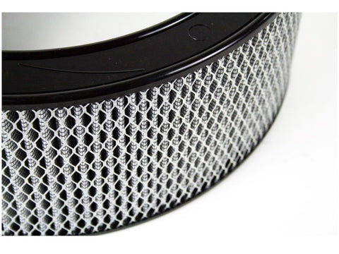aFe MagnumFLOW Air Filters Round Racing PDS A/F RR PDS 14OD x 11ID x 5H IN with E/M - 18-11428