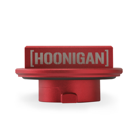 Mishimoto Mitsubishi Hoonigan Oil Filler Cap - Red - MMOFC-MITS-HOONRD