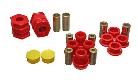 Energy Suspension 99-00 Honda Civic Si Red Front Control Arm Bushing Set - 16.3115R