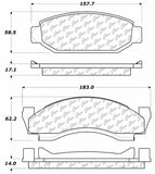 StopTech 73-86 Ford Bronco Front Truck & SUV Brake Pad - 319.00500