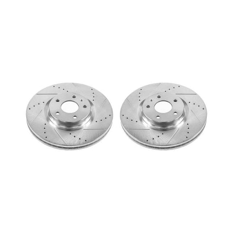 Power Stop 13-19 Ford Fusion Front Evolution Drilled & Slotted Rotors - Pair - AR85165XPR