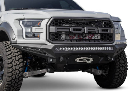 Addictive Desert Designs 17-18 Ford F-150 Raptor Stealth Fighter Front Bumper w/ Winch Mount - F111202860103