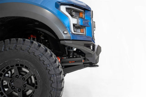 Addictive Desert Designs 17-20 Ford F-150 Raptor Bomber Front Bumper w/ 4 Rigid 360 6in Round Mounts - F110014110103