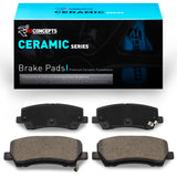 R1 22-23 Ford Mustang Rear Ceramic Brake Pads - 2310-2412-00