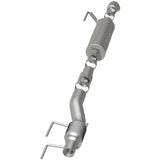 MagnaFlow Cat-Back, SS, 2.5/3in, Turn Down In Front Rear Tire 2015 Ford F150 2.7L V6T Ext Cab - 19056