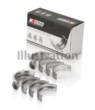 King Engine Bearings 87-90 Subaru Justy Main Bearing Set (Size 0.25 Oversized) - MB461AM0.25