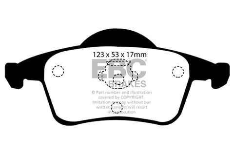 EBC 01-05 Volvo S60 2.3 Turbo T5 Greenstuff Rear Brake Pads - DP21231