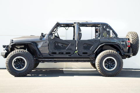 DV8 Offroad 18-23 Jeep Wrangler JL Rock Skins (4 Door Only) - SRJL-09