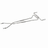 MagnaFlow 14 Infiniti Q50 V6 3.7L Cat-Back Polished Stainless Tips Dual Split Rear Exit Exhaust - 15310