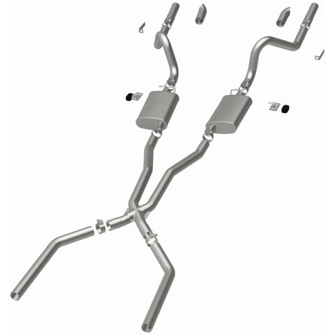 MagnaFlow SYS Cat-Back 67-70 Mustang 2.50inch w/Tru-X - 15816