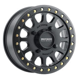 Method MR401 UTV Beadlock 15x6 / 5+1/53mm Offset / 4x136 / 106mm CB Matte Black Wheel - MR40156047551B