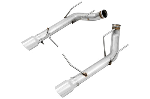 AWE Tuning S197 Mustang GT Axle-Back Exhaust - Track Edition (Chrome Silver Tips) - 3020-32040