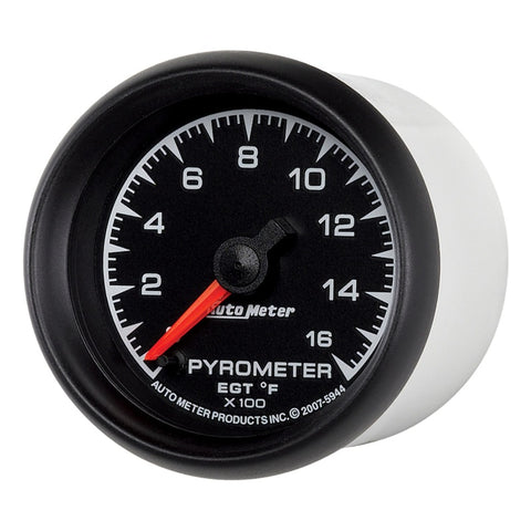 Autometer ES 52.4mm Pyrometer 0-1600 Degree F FSE Gauge - 5944